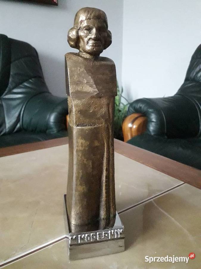 Rzeżba z brązu Mikołaj Kopernik II poł XX w Janów Lubelski