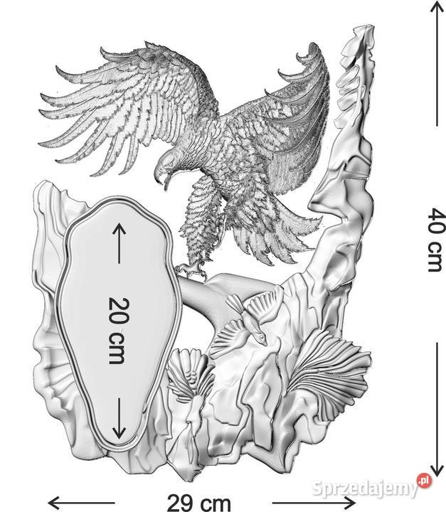 KOR Kompozycja deska pod rogacza koziołka dąb Szczekociny