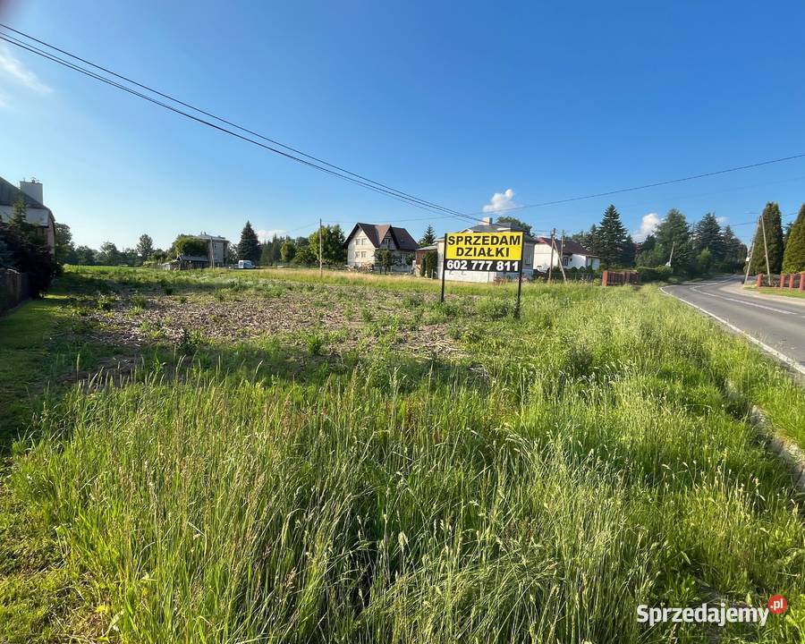4 SZEROKIE działki budowlane KrosnoSuchodół podkarpackie Krosno