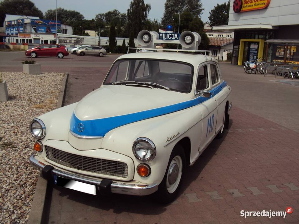 warszawa 203 milicja suuper MO zamiana Rok produkcji 1962 Pruszków