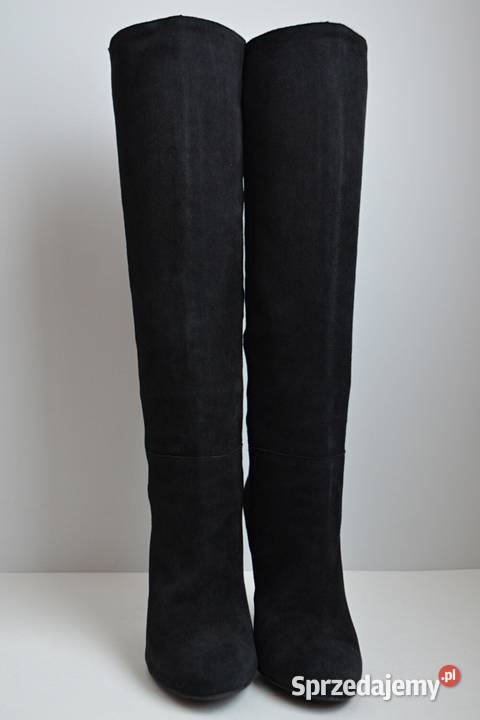 PERFEKCYJNA SZPILKA przyjemny ZAMSZ kozaki ALDO inna Białystok