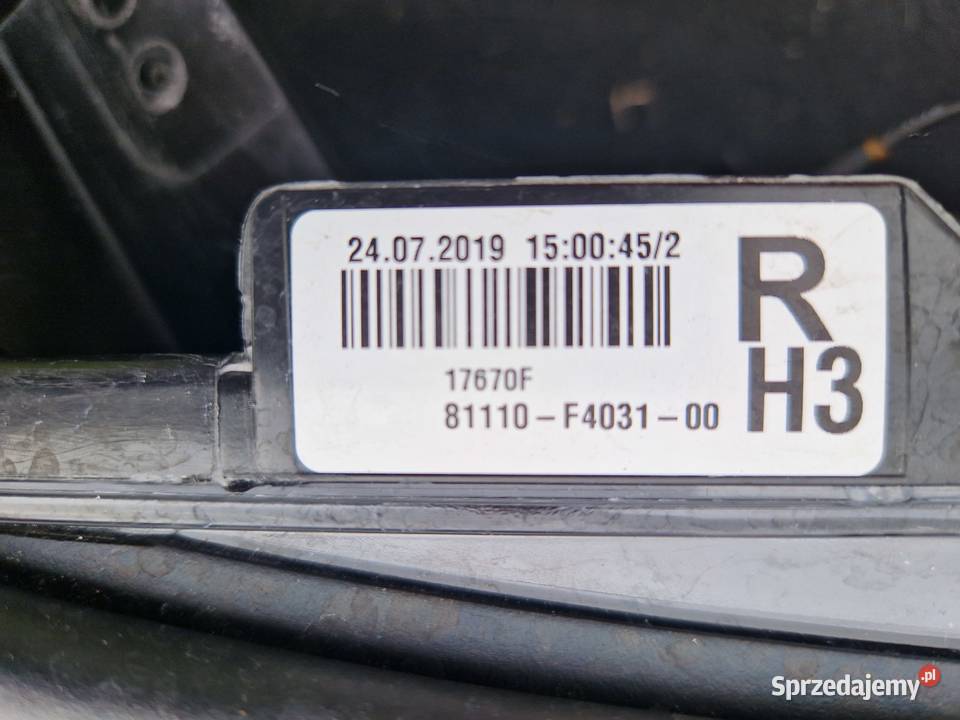 Toyota CHR CHR reflektor nowy ORG EU Mielec