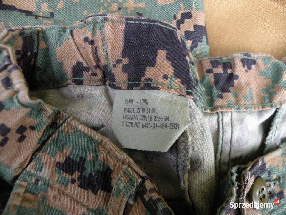 Mundur MCCUU woodland marpat USMC small long Wrocław