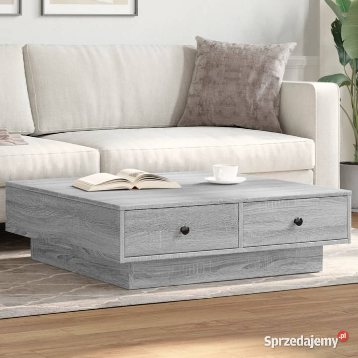 Stolik kawowy szary dąb sonoma 90x90x28 WM848092 Warszawa