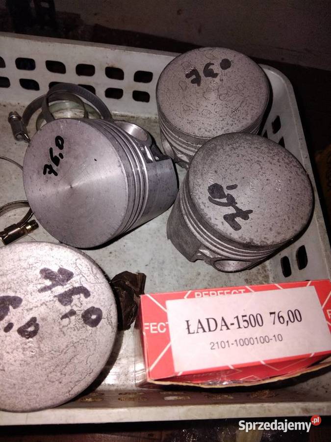 Tłoki silnika 7600 pierścienie Łada 1500 osobowe