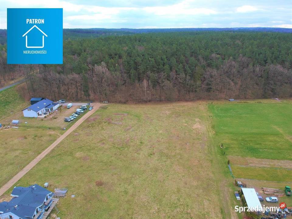 Działka budowlana z mediami i MPZP Dzierżążno 7 800m2 sprzedam