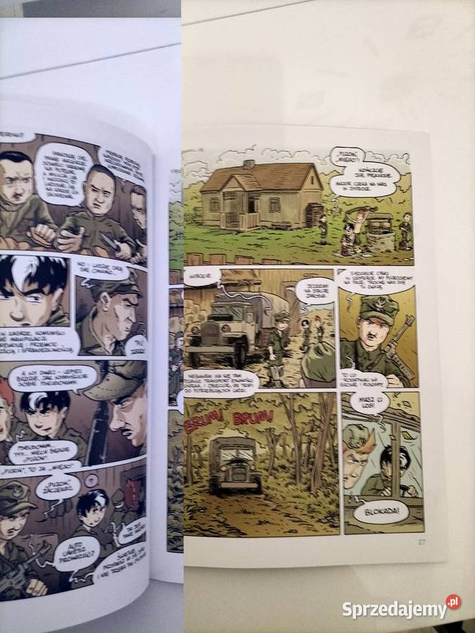 Komiks Na partyzanckich ścieżkach 1946 r