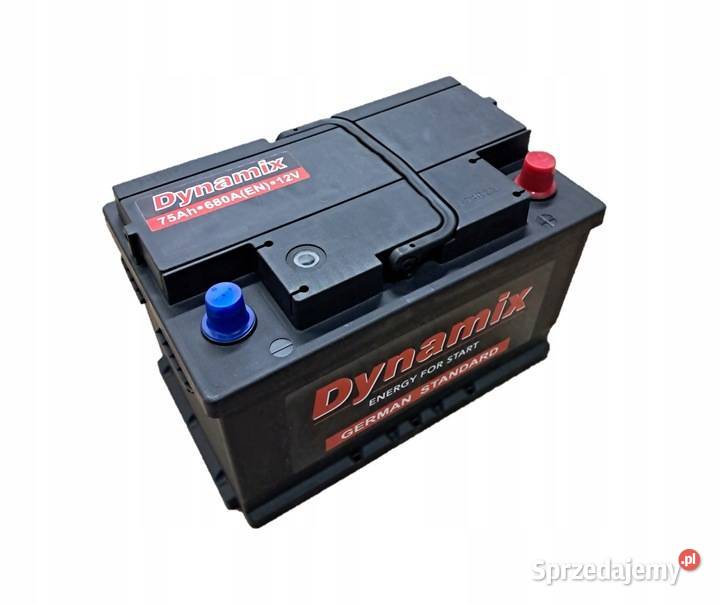 Akumulator DYNAMIX 12V 75Ah 680A P ZAMIENNIK Konin sprzedam