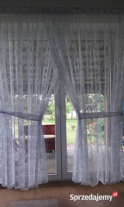 Firanka ażurowa koronkowa podwiazywana 500x220 Częstochowa