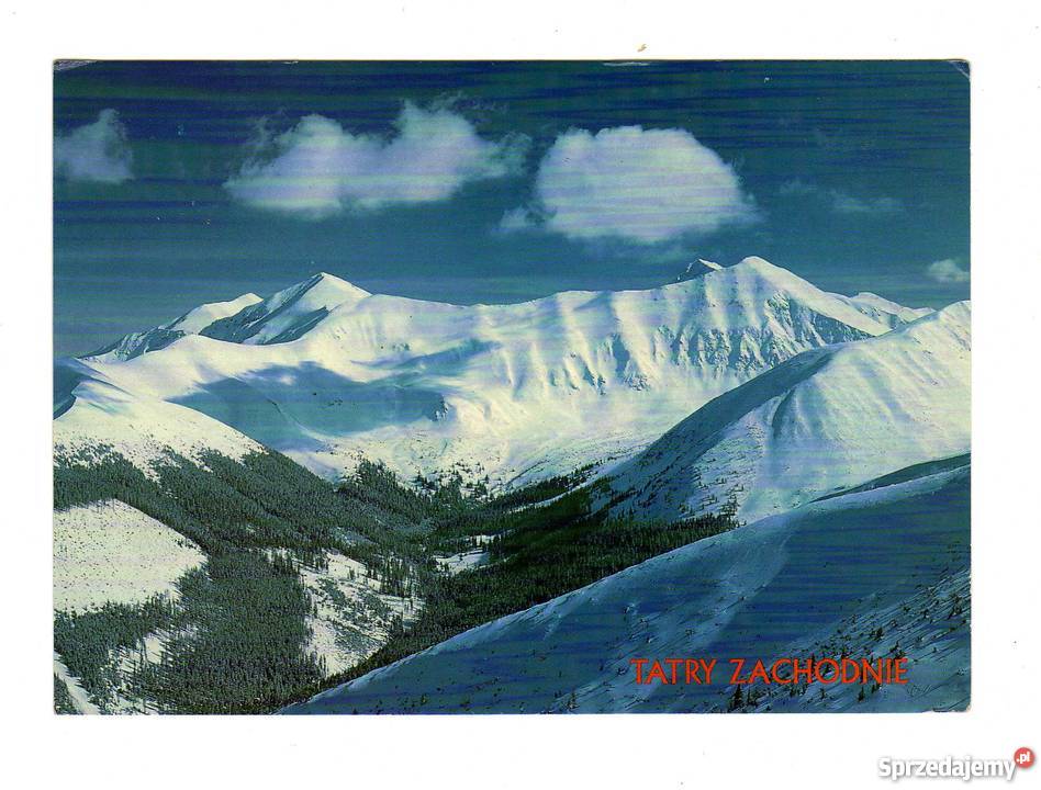 TATRY ZACHDNIE WIDOK Z GRZESIA POCZTÓWKA Krynki sprzedam