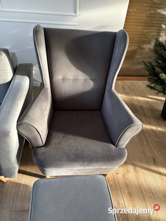 Sofa z fotelem i pufa Zestaw wypoczynkowy 0cm Wrocław