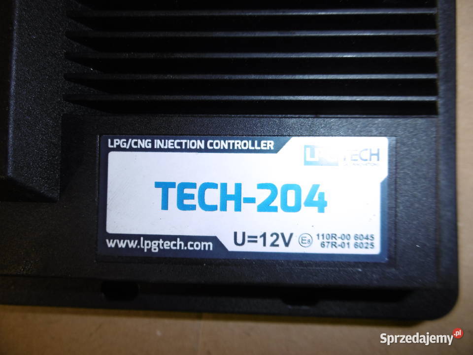 Sterownik komputer gaz LPG tech204 110R00 6045 Rok produkcji 2009 Części Szczecin