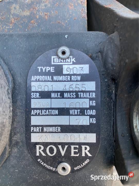 Land Rover Rover hak holowniczy Pilzno
