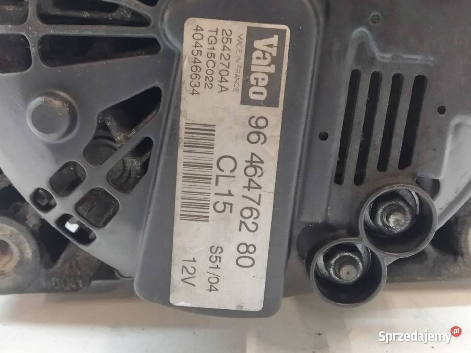 ALTERNATOR 9646476280 14 8V Peugeot 206 I