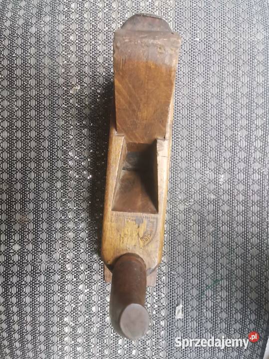 Zabytkowy strug hebel drewniany Art Deco Kraków