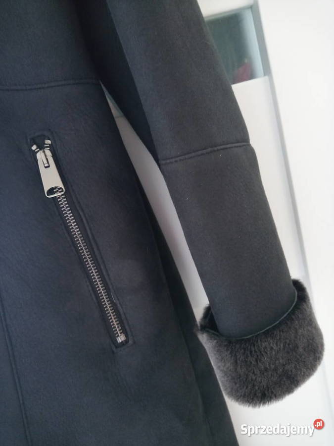 Kożuch naturalny nowy grafit Gdańsk