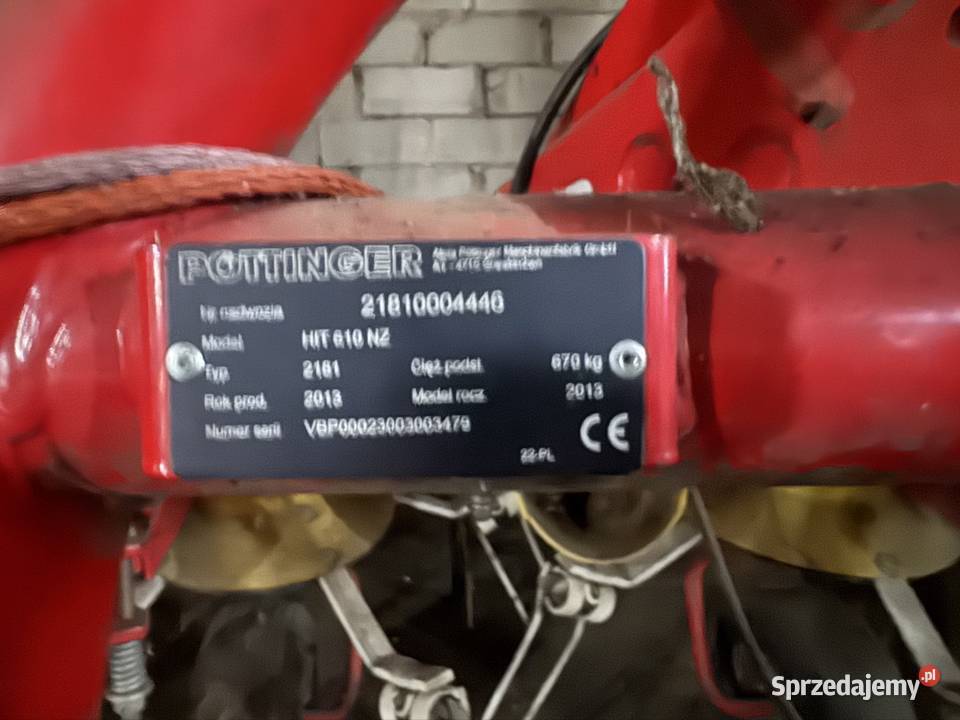 Przetrząsacz pottinger hit 610 nieuszkodzony Jastrząbka Młoda sprzedam