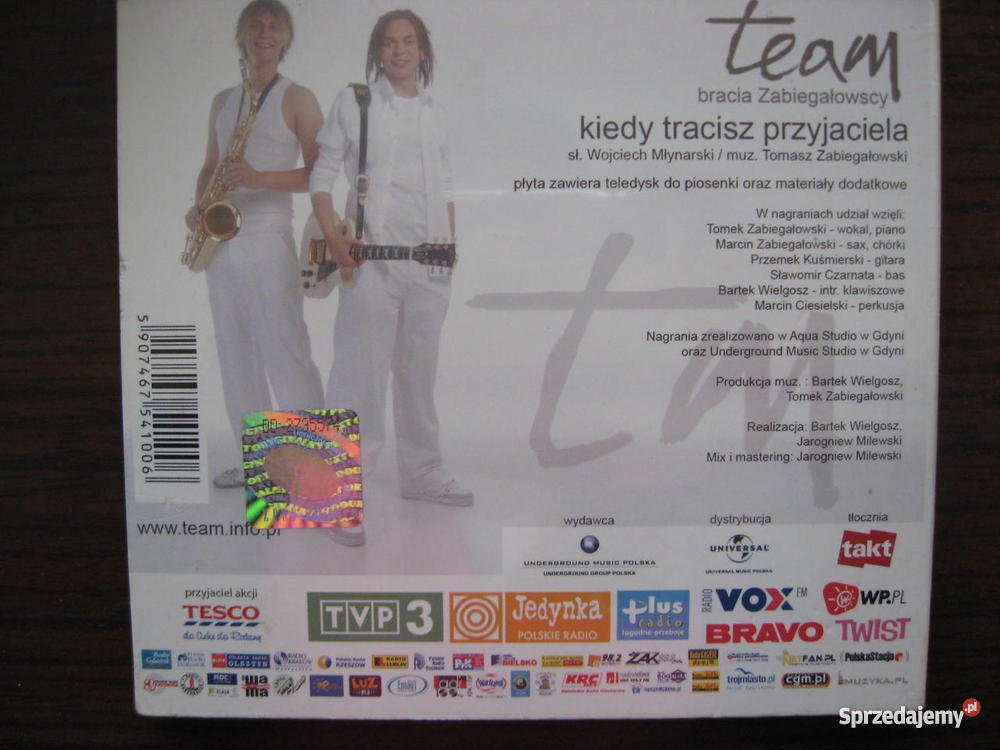 Team BRACIA ZABIEGAŁOWSCY Kiedy tracisz przyjaci Gorzów Wielkopolski sprzedam