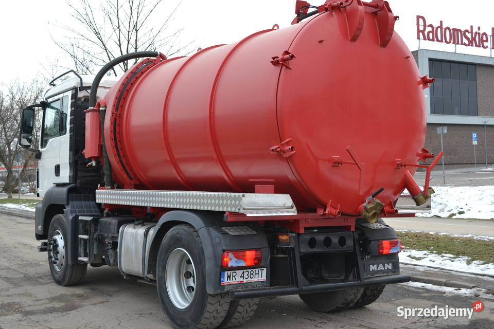 MAN TGS 18440 ASENIZACYJNY SZAMBIARKA NOWA 8750kg mazowieckie Radom sprzedam