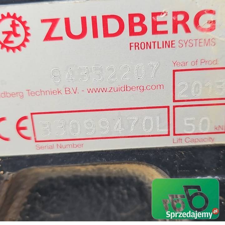 Przedni TUZ Podnośnik Zuidberg 84352207 Holland Wilkowo
