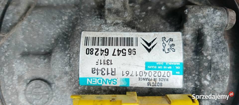Sprężarka klimatyzacji 20 HDI Peugeot Wartkowice sprzedam