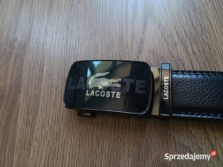 Pasek skórzany męski Lacoste do garnituru i na Białystok