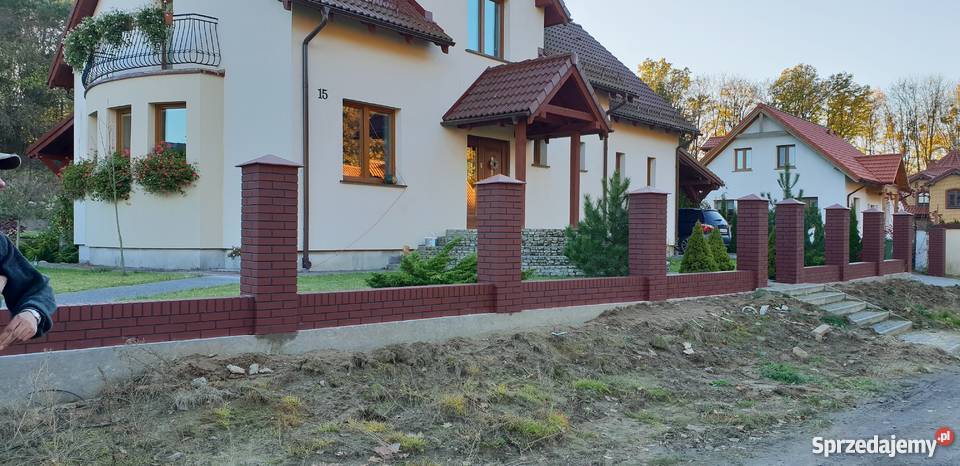 Słupki murki ala klinkier ogrodzenia imitacja Włocławek