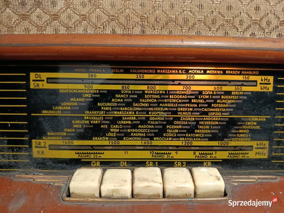 Radio kaprys z lat 60 zabytek Rydułtowy
