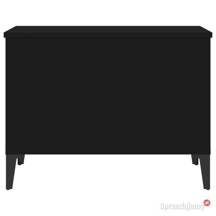 Stolik kawowy czarny 60x445x45 materiał Warszawa