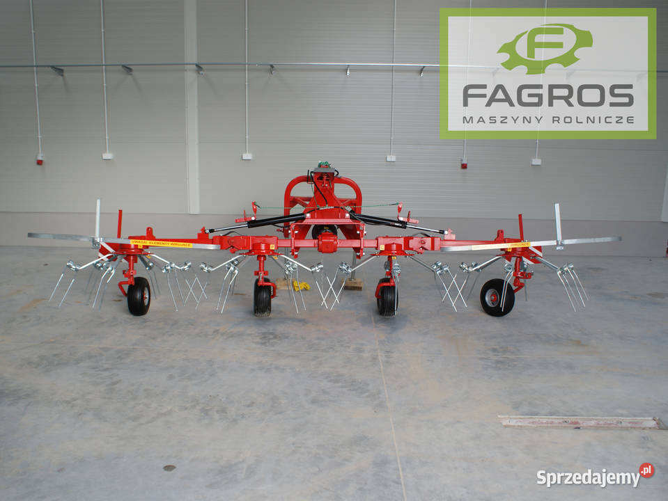 Nowy Przetrząsacz 4 wirnikowy pająk karuzela Kazimierza Wielka