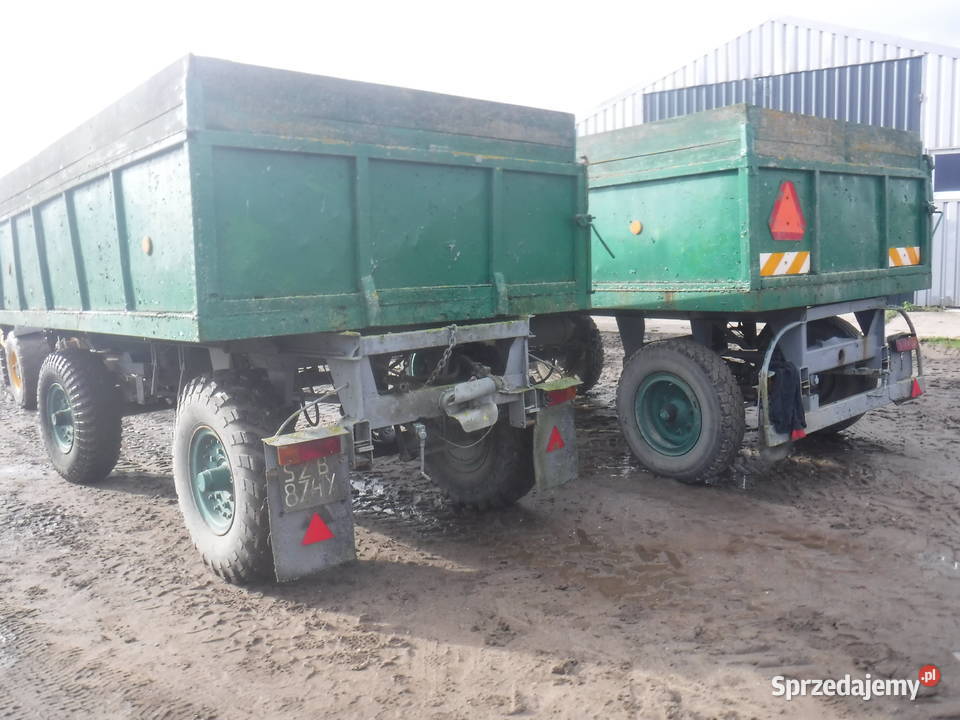 2XPrzyczepa wywrotka HW 6011 IFA 6 t Tychowo