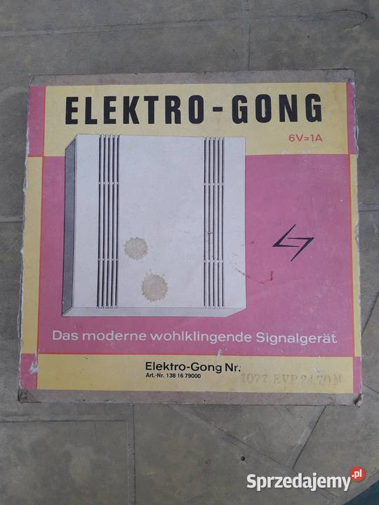 Vintage gong und papiren Warszawa