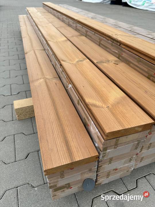 Deska tarasowa Thermo termo sosna ryflowana