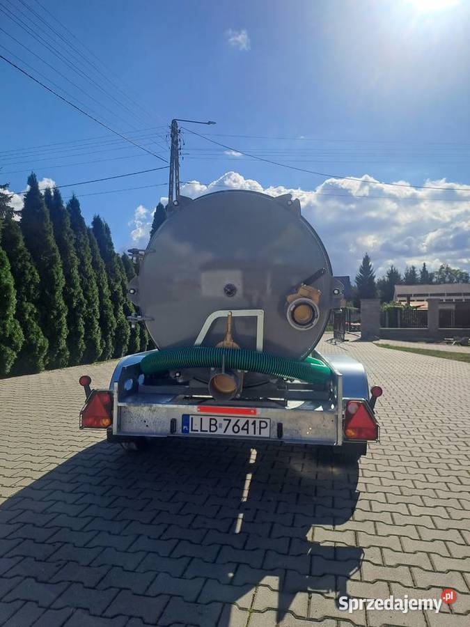 Przyczepka Beczka do Bentonitu Przewiertów cysterny lubelskie Firlej