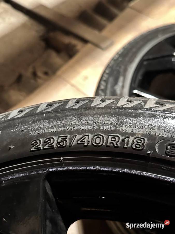 Alufelgi 5x112 18 z oponami letnimi aluminiowe Rymanów