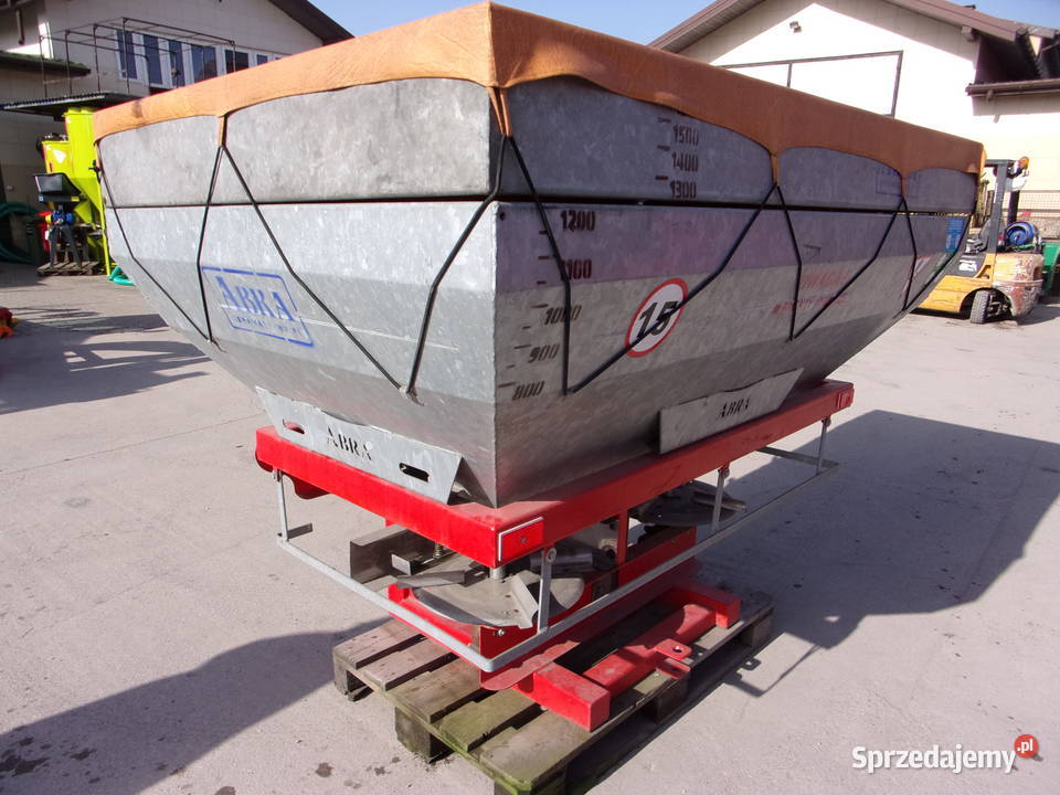 Rozsiewacz dwutarczowy ocynkowany ABRA MAXI nieuszkodzony Opoczno