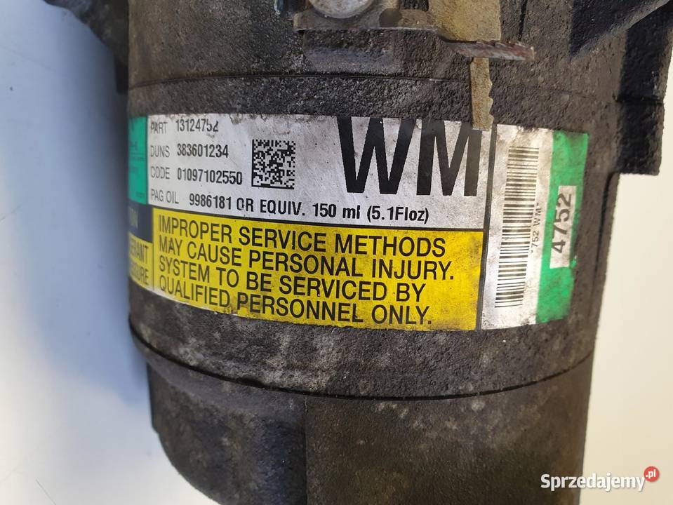 SPRĘŻARKA KLIMATYZACJI Opel Vectra C 19 CDTI Chełm