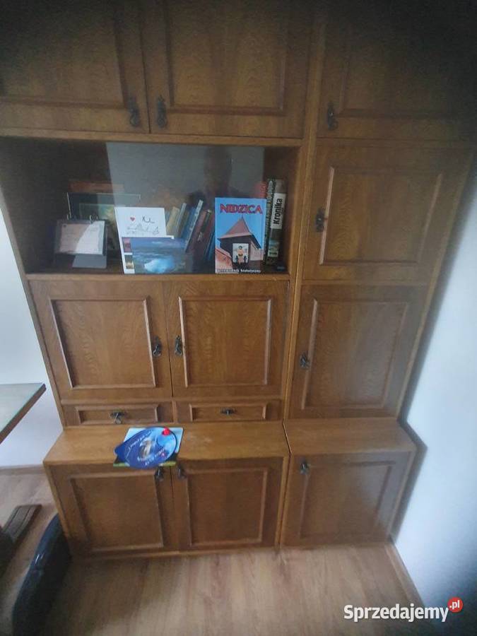 Szafa drewniana segment retro vintage z Nidzica