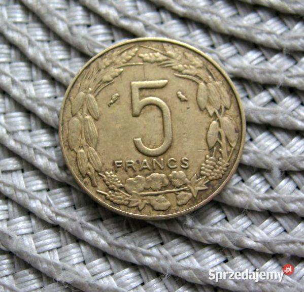 Afryka Równikowa 5 Frank CFA 1972r Kamerun Kalisz
