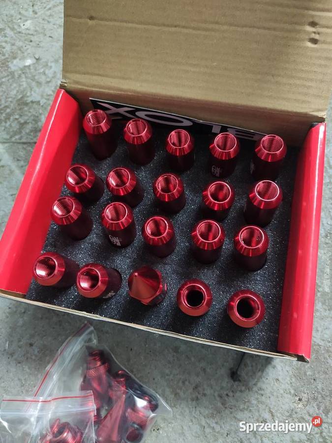 Nakrętki do felg stożkowe duraluminium M12 x 15