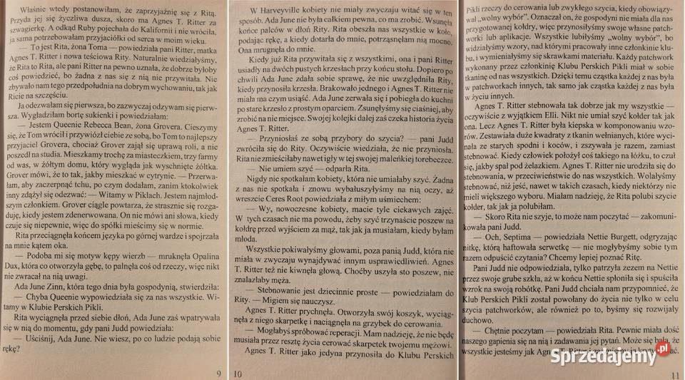 Klub Perskich Pikli Sandra Dallas społeczno-obyczajowe Lublin