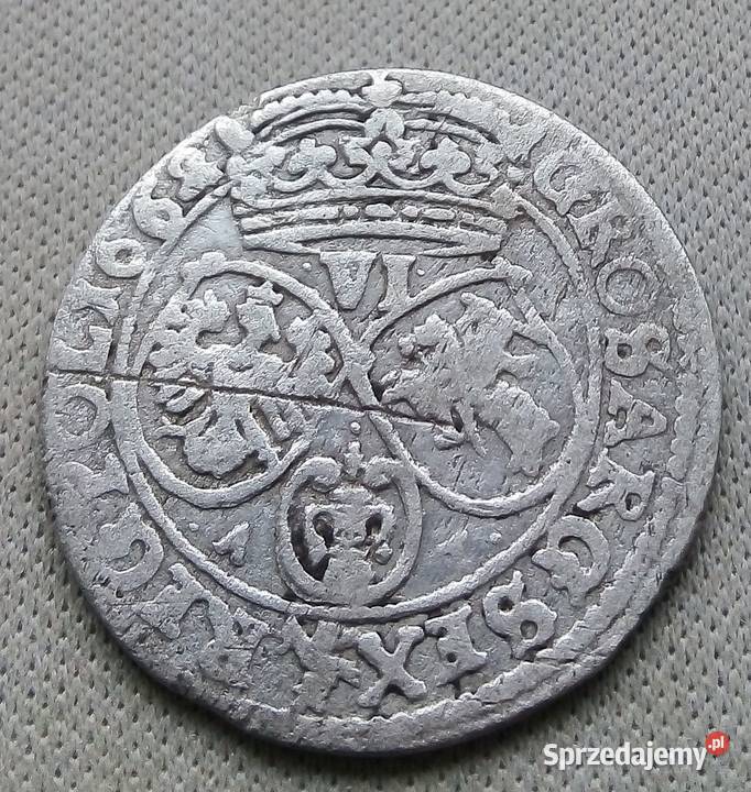 POLSKA6 GROSZY1662 r SREBRO AT JAN KAZIMIERZ Legionowo