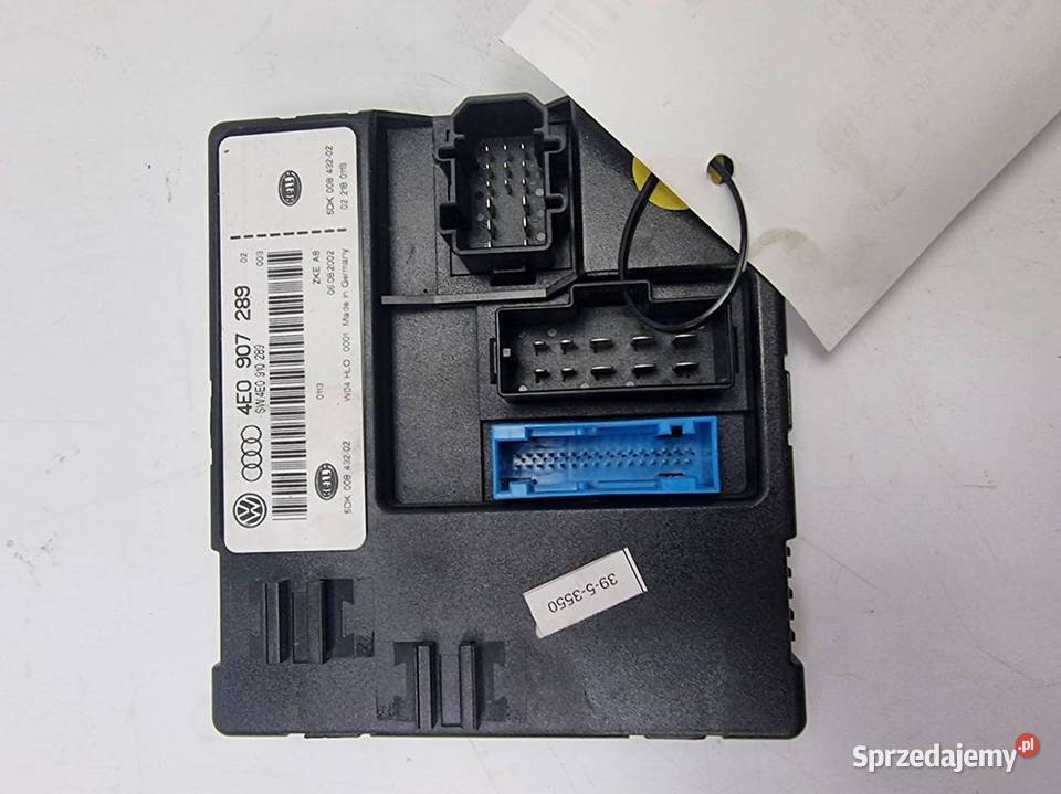 MODUŁ AUDI A8 D3 4E0907289 osobowe Lipno
