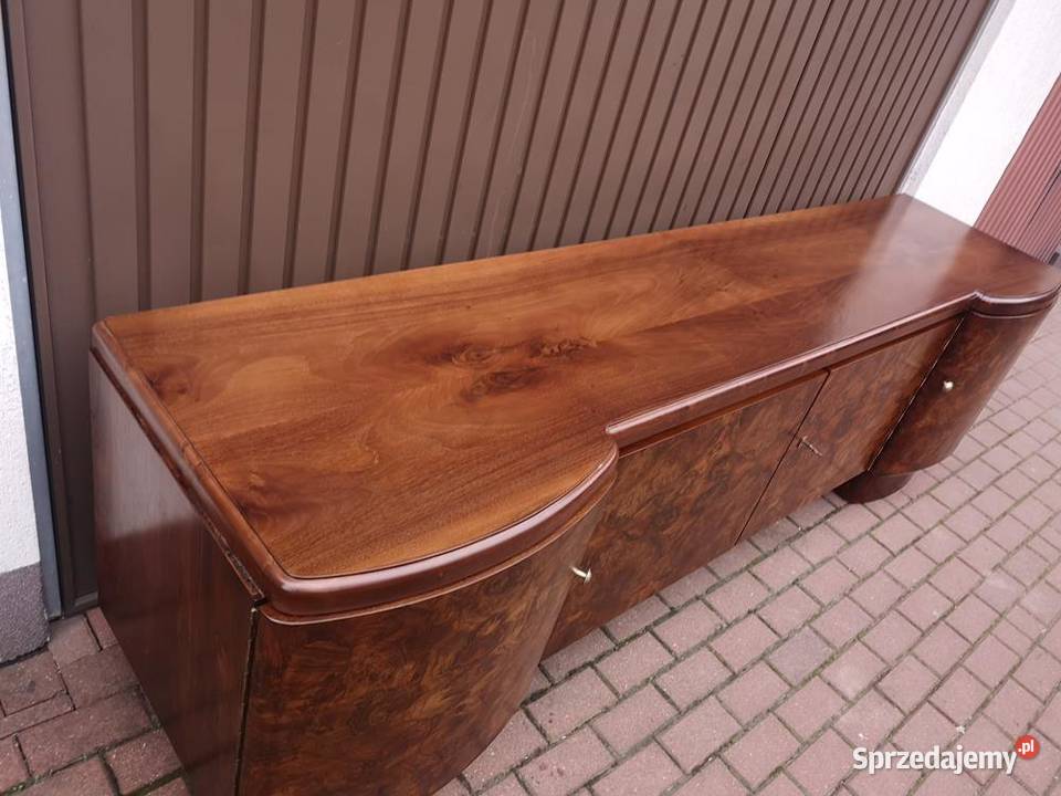 Komoda RTV ARTDECO Solidna Orzech Niska Stara