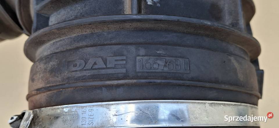 DAF XF 105 EURO 5 DOLOT RURA PRZEWÓD POWIETRZA Bieleń