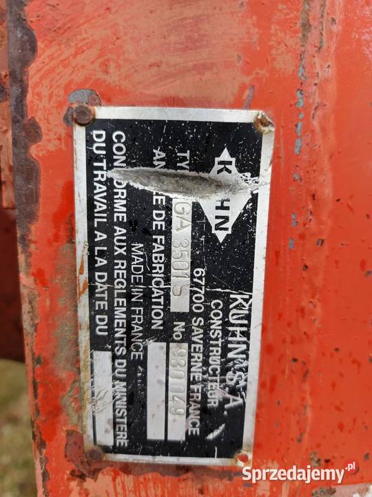 Zgrabiarka Karuzelowa do siana KUHN 3m małopolskie Lubinka sprzedam