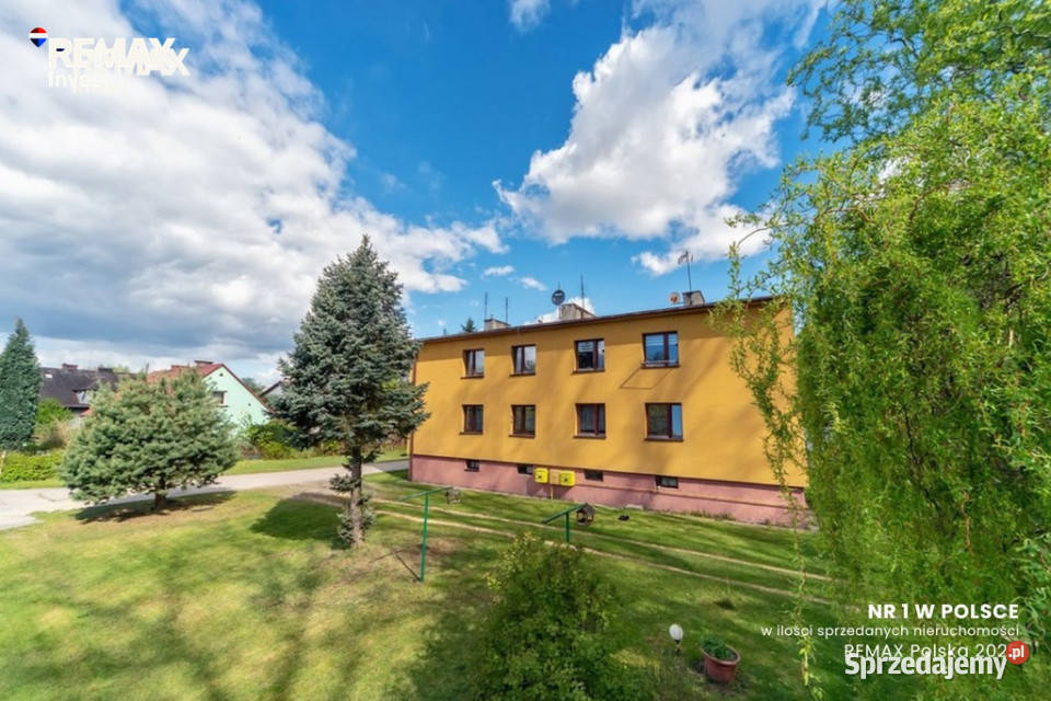 Kęty mieszkanie do remontu z działką 500 m2
