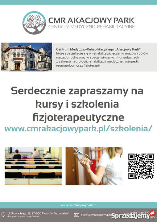 Kursy szkolenia staże i praktyki rehabilitacja Piotrków Trybunalski