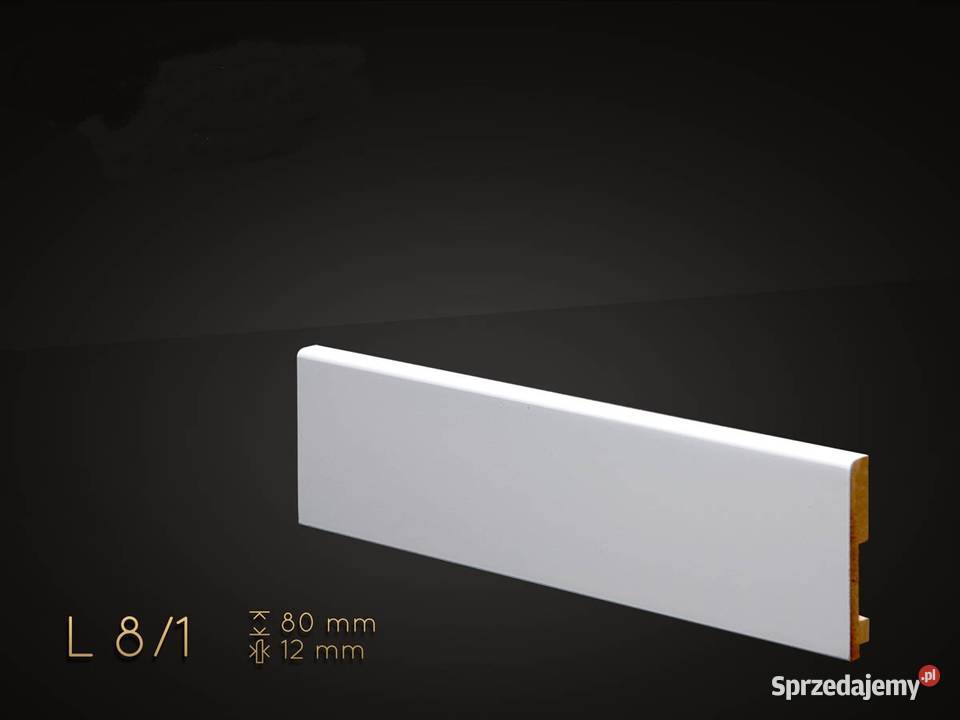 Listwa przypodłoga MDF 80x12mm dużo wzorów