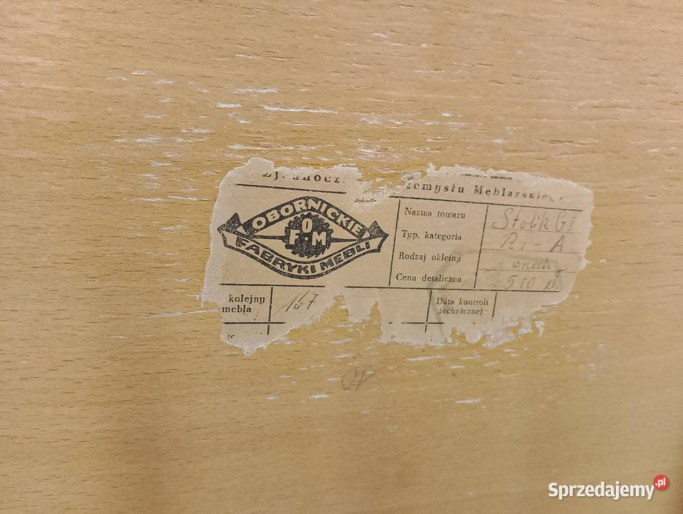 Stolik kawowy z drabinką PRL Kędziorek Kraków sprzedam